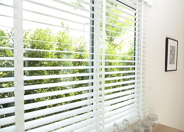 Venetian Blinds in Hallway | Featured image for the Venetian Blinds Brisbane Page on Shutters Blinds & Awnings.